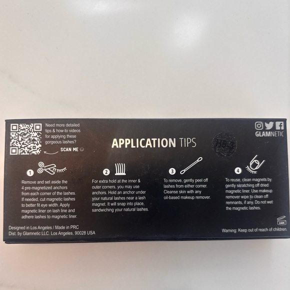 Gorgeous Glamnetic magnetic lashes x2 - Picture 2 of 4